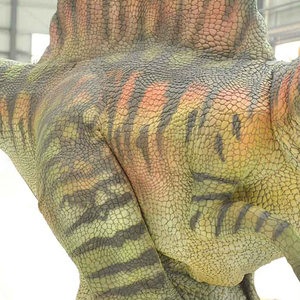 Costume de dinosaure <span class=keywords><strong>Spinosaurus</strong></span> réaliste classique de Zigong, conception à jambes cachées, tailles personnalisées, en plastique robuste, pour centre commercial et aire de jeux - Product Image 5