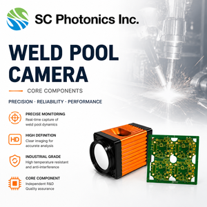 กล้องเชื่อมโลหะ SC Photonics สำหรับหุ่นยนต์เชื่อม กล้องมองหลุมหลอมเหลว อะไหล่แกนกลางรุ่น C กล้องเชื่อม - Product Image 1
