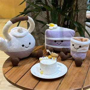 Teiera bambola <span class=keywords><strong>Taro</strong></span> torta tazza di tè bolla tazza di tè con dolce dolce <span class=keywords><strong>Taro</strong></span> giocattoli di peluche torta bambola tazza di peluche - Product Image 4