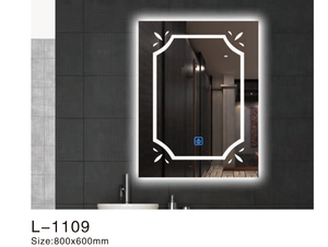 Moderno marco inteligente LED baño <span class=keywords><strong>espejo</strong></span> inteligente <span class=keywords><strong>espejo</strong></span> de cristal personalizado <span class=keywords><strong>con</strong></span> <span class=keywords><strong>luz</strong></span> LED iluminada para la decoración del hogar salón Hotel - Product Image 5