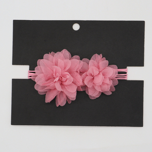 Kreatif panjang DIY bunga Tulle Choker rantai leher buatan tangan bunga kalung untuk wanita perjamuan merah muda Dahlia kerah kalung perhiasan - Product Image 1