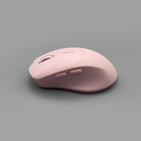 Mouse Kantor Kanan Nirkabel Dual Mode 2.4g + BT Optik USB Ergonomis Warna Pink Terbaru Laris Manis, DPI 6D Dapat Disesuaikan, Ready Stock