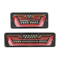 Feu arrière LED 24V pour camion et remorque, avec guide de lumière dynamique, pièce de rechange pour réparation