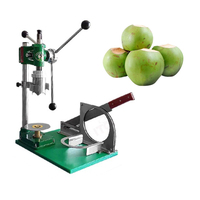 Vente chaude en acier inoxydable coupe-fruits outil de coupe Portable noix de coco fraîches manuel ouvre-noix de coco pour un usage commercial
