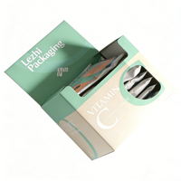 Boîte de présentation individuelle petite pour produits de santé (vitamines, enzymes) avec impression de marque, faible MOQ (100 pièces)