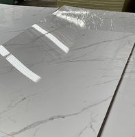 Panneau de marbre UV en fausse pierre imperméable feuille de plastique panneaux et panneau muraux en pvc feuille de marbre en pvc panneau mural en pvc