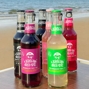 Crazy Pawnee Craft Soda Limón Hierba DE TRIGO Jugo Agua con gas Bebida 275ml 0 azúcar 0 calorías 0 grasa - Product Image 6