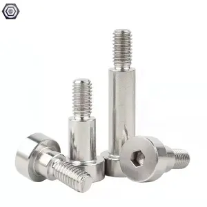 ISO7379 Aço Inoxidável 304 Ombro Parafuso Hexagon Socket etapa Parafuso Hex Plug Parafusos para rolamento