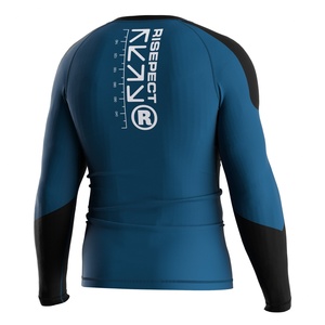 Rashguard à manches longues pour homme avec tissu anti-humidité, conçu pour les arts martiaux, le grappling et les entraînements en salle de sport - Product Image 4