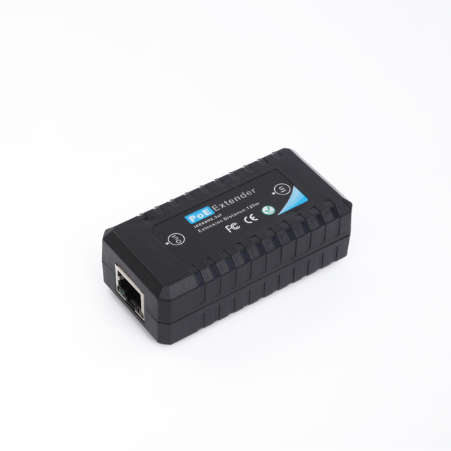 1-Port 10/100Mbps PoE Ethernet Lan Extender Mini Switch CE ROHS Plastic IP66 Waterproof (PE101)