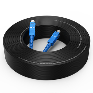 Cable de Fibra Óptica para Exteriores SC a SC Monomodo de 1 Núcleo con 3 Hilos de Acero Reforzados - Product Image 2