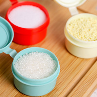 Mini-récipient à sauce de dessin animé, boîte de service alimentaire en plastique mignonne pour collations, petit format