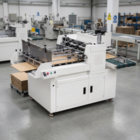 Machine électrique automatique de pliage de boîtes en carton à colle froide pour la fabrication de cartons d'emballage alimentaire
