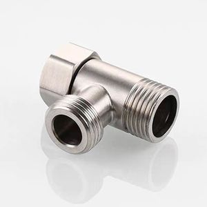 ข้อต่อทีสเตนเลส 304 SUS 304 แบบเกลียว สำหรับงานประปา - Product Image 4