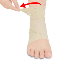 Attelle de cheville de sport respirante avec sangle de maintien et protection contre la pression