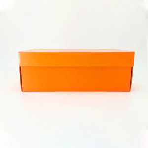 Zhize Emballage de marque Design pour chaussures Boîte de baskets <span class=keywords><strong>orange</strong></span> ondulée Boîtes à chaussures personnalisées avec emballage avec logo - Product Image 6