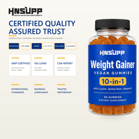 Gummies Prise de Masse Haute Puissance Véganes avec L-Lysine, Racine de Gentiane et Vitamine B pour Stimuler l'Appétit et la Prise de Masse, Marque Privée OEM, 60 unités