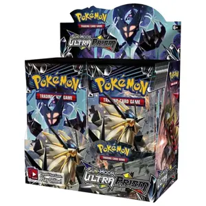 360 Pcs/box English French Spanish Poke On Cards Booster Box Pokemoned Cards Playing Cards