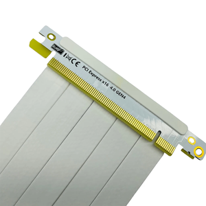 PCI-E3.0/PCI-E 4.0 X16 Riser Cable High Speed Flexible Extender Riser Cable Card 90/180 Degrés <span class=keywords><strong>Vertical</strong></span> Mount GPU ITX PC Connect - Product Image 4