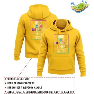 เสื้อฮู้ดดี้แบบกำหนดเองได้สำหรับผู้ชายและผู้หญิง  แบบลำลอง มีกระเป๋า  ผ้าเฟรนช์เทอร์รี่ ระบายอากาศได้ดี น้ำหนัก 320 กรัม ออกแบบเองได้ - Product Image 2