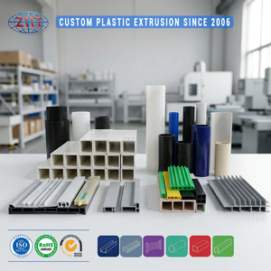Profilé plastique sur mesure de qualité supérieure, antistatique, en PVC/PE pour système de tri à came - Product Image 1