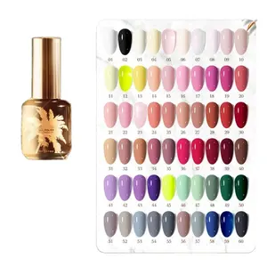 Nail suppliers private label light color uv gel nail polish Professional candy 60 colors shell polish nail polish gel uv