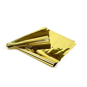 EVERBRIGHT металлическая целлофановая пленка для упаковки подарков ПЭТ глянцевые бумажные листы для обертывания цветов
