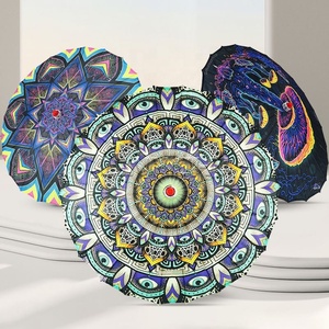 Parasol personnalisé en tissu de bambou pour usage décoratif Parapluie de qualité artisanale en tant qu'artisanat unique en bambou - Product Image 3