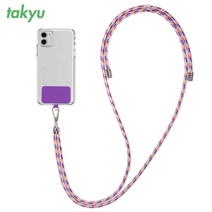 Collier anti-déformation pour téléphone, <span class=keywords><strong>corde</strong></span> en Nylon colorée, pour iPhone 11/11 pro/11 pro max/XS - Product Image 1