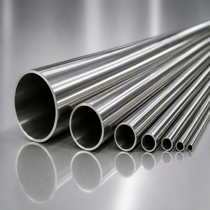 Tube rond en acier inoxydable soudé, laminé à froid, finition mate ou brillante, qualité 202 304 316, épaisseur et longueur personnalisées - Product Image 1