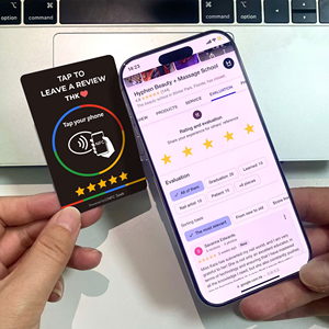 Tarjeta de Membresía NFC Personalizada de PVC, Soporte para Tarjetas, Smart Tap & Go, Código QR sin Contacto, Mini Etiqueta, Pago Empresarial, Resistente al Agua, 13.56MHz, Tiktok - Product Image 3