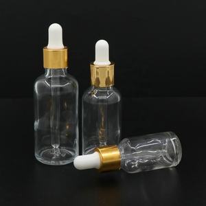 Botellas de vidrio con tapón dorado, 1 onza, 30ml - Product Image 2