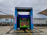 Mesin Cuci Mobil Kapasitas Besar untuk Pembersihan Harian, Peralatan Cuci Tugas Berat untuk Bus, Truk, Gerbong Kereta, dan Kendaraan Armada 3 Sikat