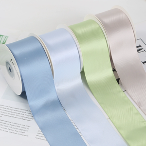 5cm ekstra geniş yüksek kalite kırmızı saten kurdele rulo 2 inç tek yüz dekorasyon hediye sarma kaynağı için 100 metre büyük rulo - Product Image 4