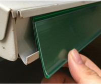 Bande porte-étiquettes en plastique standard Amérique du Nord, longueur 48, L1219 X H39 MM, pour gondole, bande de données pour étagère, longueur 48