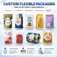 Sachet d'emballage alimentaire personnalisé imprimé avec fermeture éclair pour snacks, café, aliments pour animaux de compagnie – Fabricant OEM d'emballages souples