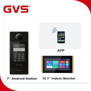 GVS एच श्रृंखला-इंच पैनल इनडोर मॉनिटर के साथ इनडोर स्टेशन के टीसीपी/आईपी स्टेशनों के पार आईपी दरवाजा स्टेशन - Product Image 4