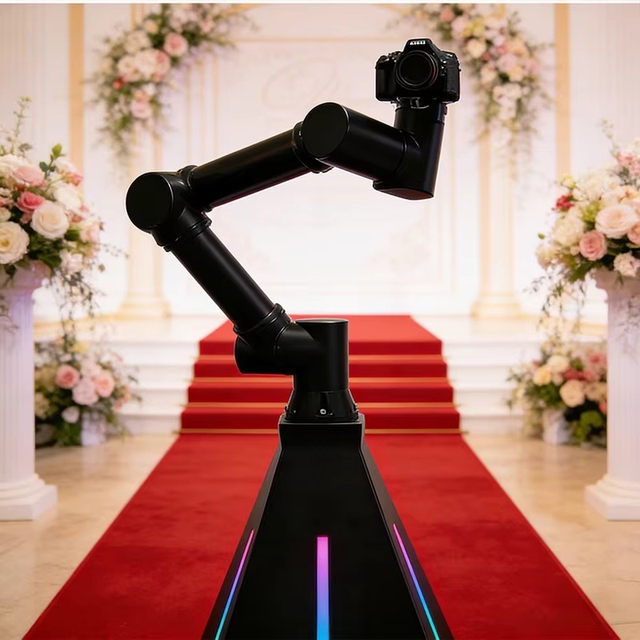 Glambot 360 Multi-Angle Autonomous Shooting Robotic Arm Photo Booth Machine for DSLR Camera