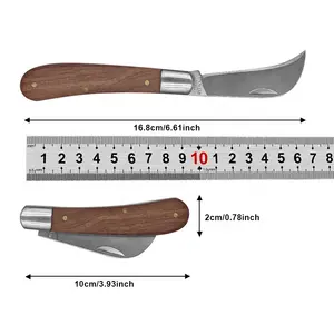 사용자 정의 전정 칼 스테인레스 스틸 블레이드 접목 접는 포켓 나이프 정원