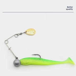 Leurre bruyant pour étang, cuillère tournante composite à faire soi-même avec connecteur, jig auxiliaire, hameçon pour la pêche au black-bass - Product Image 5