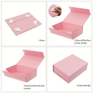 Wholesale Gift <b>Box</b> <b>with</b> <b>Lids</b> for Presents Groomsmen Bridesmaid Proposal <b>Box</b> <b>with</b> Magnetic Closure <b>Small</b> Gift <b>Box</b> for Women Men - Product Image 3