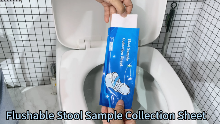 Flushable Stool Sample Collection Sheet - Disposable Toilet Seat Covers