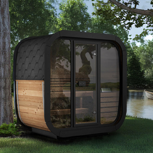 Nhà Máy Tùy Chỉnh Bán Ngoài Trời Sang Trọng 4-6 Người Khối Rắn Ozone Phòng Tắm Hơi Với Hơi Nước Ướt - Product Image 3
