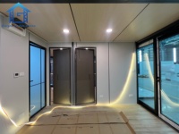 Maison conteneur extensible de 20 pieds avec grand espace, salle de bain complète, maisons modulaires portables, installation rapide