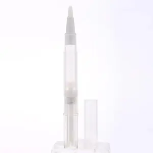 Empty Cosmetic Eyelash Glue Plastic Click Twist Container Pen Concealer Pencil Lip Gloss Tubes With Brush