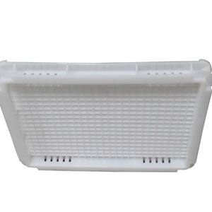 Bandejas de Almacenamiento de Plástico, Bandeja de Rejilla con Orificios de 10.7x10.7mm, Apilable, Rectangular, Blanca, Caja de Almacenamiento para Organización - Product Image 2