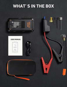Avviatore di Emergenza per Auto 1500A con Compressore d'Aria, <span class=keywords><strong>Booster</strong></span> <span class=keywords><strong>Batteria</strong></span> Portatile con Pompa d'Aria e Gonfiatore Pneumatici - Product Image 6