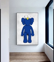 100% peint à la main salon canapé enfants chambre mur dessin animé grande taille moderne abstrait art à l'huile peinture