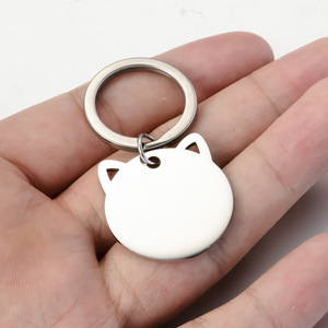 Targhette Identificative per Cani Incise al Laser in Acciaio Inossidabile, Multicolore, 28x29mm, Piatte e Intagliate, Portachiavi e Souvenir per Animali Domestici - Product Image 6