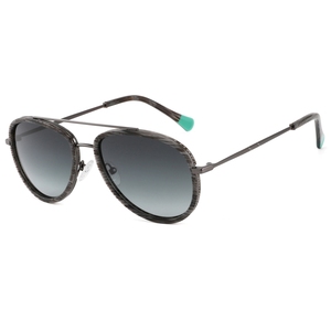 Gafas de Sol Ovaladas de Piloto con Montura Completa, Lentes Azules Degradados, Unisex, 100% Protección UV, para Uso en Exteriores, para Adultos - Product Image 5